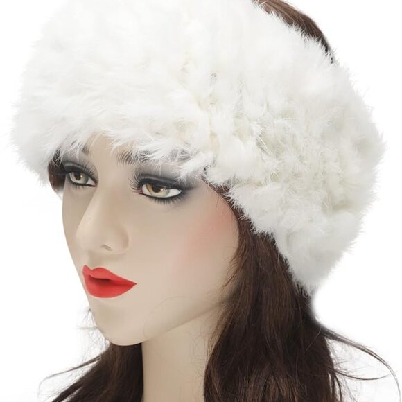 Rabbit  Stretchy Fur Headband main image 6